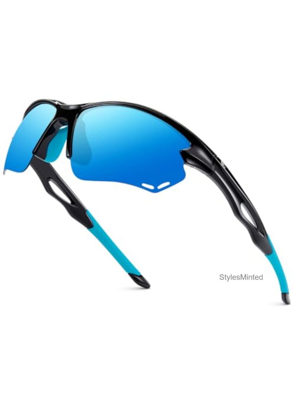 Men's Polarized TR90 Sports Sunglasses Wrap Around Fishing Driving